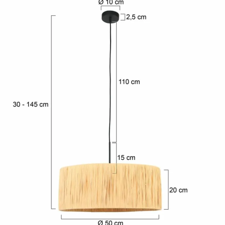 Light Suspension Luminaires Steinhauer Noir, 1 lumière