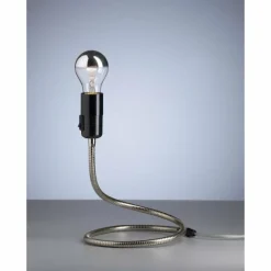 Lightworm Tecnolumen Lampe à poser Nickel mat, 1 lumière