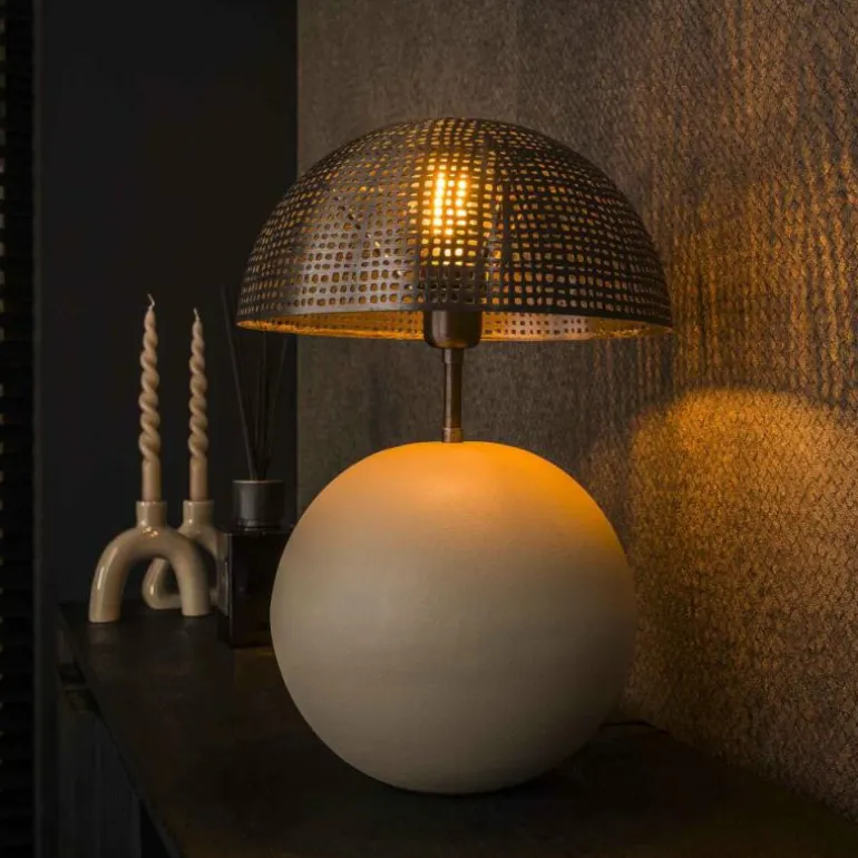 Lilleballe Lampe à poser Gris, Sable, 1 lumière
