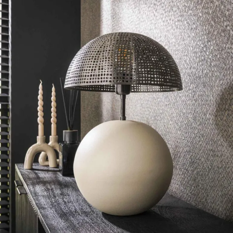 Lilleballe Lampe à poser Gris, Sable, 1 lumière