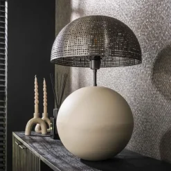 Lilleballe Lampe à poser Gris, Sable, 1 lumière