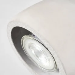 Lomma Plafonnier, Spot de plafond Acier brossé, 1 lumière