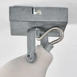 Lomma Plafonnier, Spot de plafond Acier brossé, 1 lumière