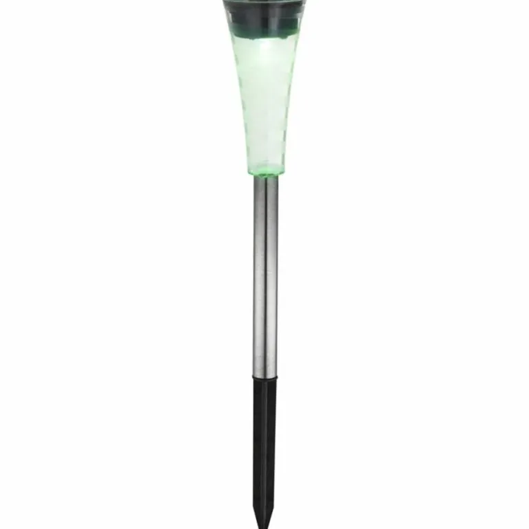 Lot de 5 bornes d'éclairage Globo VENTA LED Clair, 1 lumière, Changeur de couleurs