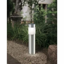 Lot de 5 lampes solaires Eglo SHINE LED Acier inoxydable, 4 lumières