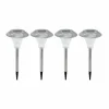 Lot de 5 lampes solaires Eglo SHINE LED Acier inoxydable, 4 lumières