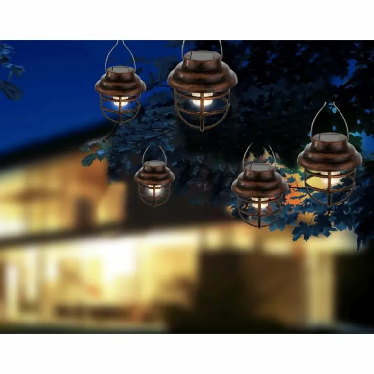 Lot de 16 lampes solaires Globo LED Clair, 1 lumière