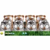 Lot de 12 lampes solaires Globo LED Clair, 2 lumières