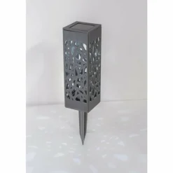 Lot de 16 lampes solaires Globo ARRGO LED Anthracite, 1 lumière