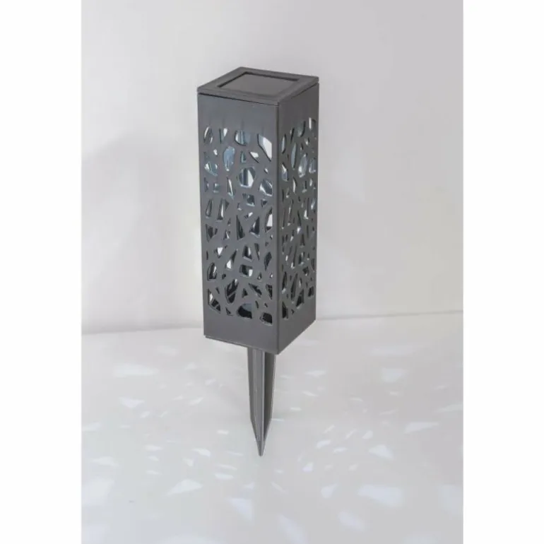 Lot de 16 lampes solaires Globo ARRGO LED Anthracite, 1 lumière