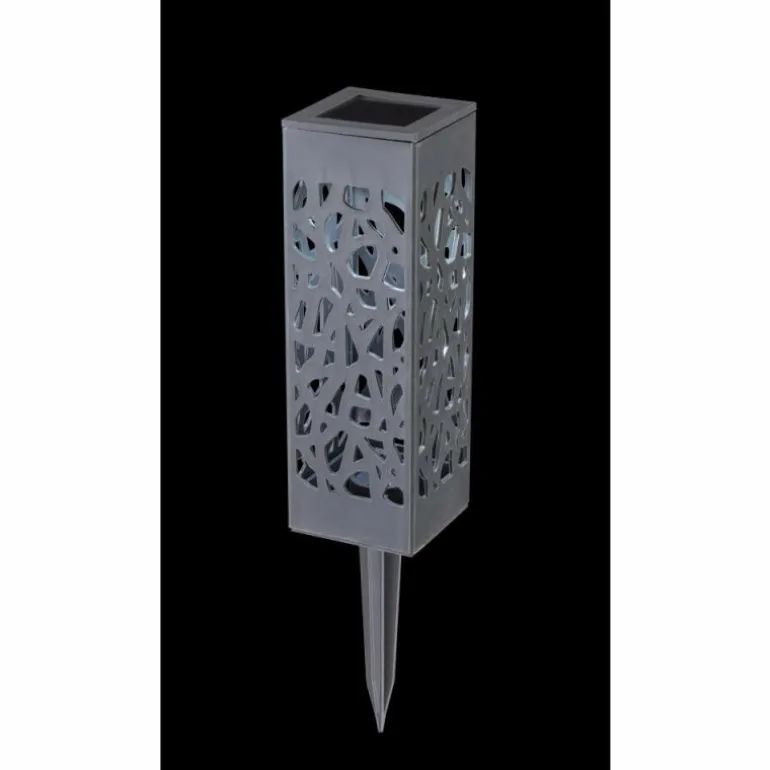 Lot de 16 lampes solaires Globo ARRGO LED Anthracite, 1 lumière