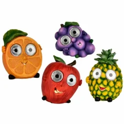 Lot de 12 lampes solaires Globo SORAS LED Multicolore, 2 lumières