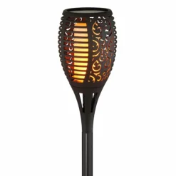 Lot de 9 lampes solaires Globo SOLAR LED Noir, 54 lumières