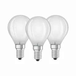 Lot de 3 Osram LED E14 4,5 Watt 2700 Kelvin 470 Lumen