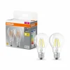 Lot de 2 Osram LED E27 4 Watt 2700 Kelvin 470 Lumen