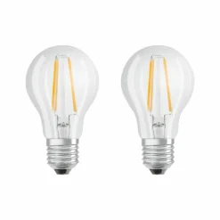 Lot de 2 Osram LED E27 6 Watt 2700 Kelvin 806 Lumen
