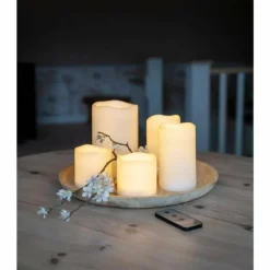 Luminaire déco Eglo Z_SOLAR LED Beige, 5 lumières, Télécommandes