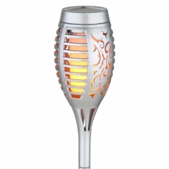 Luminaire déco Globo SOLAR LED Argenté, 12 lumières