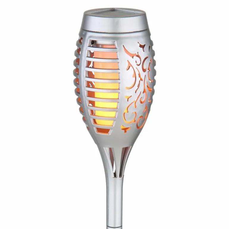 Luminaire déco Globo SOLAR LED Argenté, 12 lumières