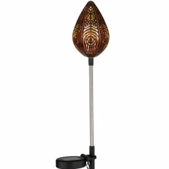 Luminaire déco Globo SOLAR LED Noir, 1 lumière