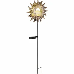Luminaire déco Globo SOLAR LED Noir, 1 lumière