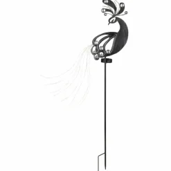 Luminaire déco Globo SOLAR LED Argent Oxydé, Noir, 39 lumières