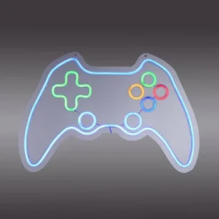 Luminaire déco Leuchten-Direkt NEON-GAMER LED Multicolore, 1 lumière