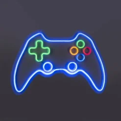 Luminaire déco Leuchten-Direkt NEON-GAMER LED Multicolore, 1 lumière