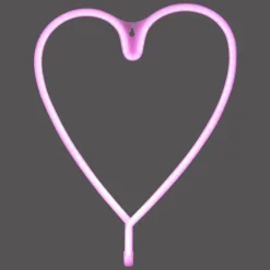 Luminaire déco Leuchten-Direkt NEON-HERZ LED Multicolore, 1 lumière