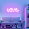 Luminaire déco Leuchten-Direkt NEON-LOVE LED Rose, 1 lumière