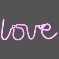 Luminaire déco Leuchten-Direkt NEON-LOVE LED Rose, 1 lumière