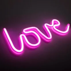 Luminaire déco Leuchten-Direkt NEON-LOVE LED Rose, 1 lumière