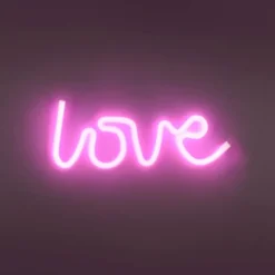 Luminaire déco Leuchten-Direkt NEON-LOVE LED Rose, 1 lumière