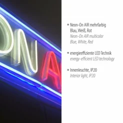 Luminaire déco Leuchten-Direkt NEON-ON AIR LED Multicolore, 1 lumière