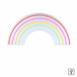 Luminaire déco Leuchten-Direkt NEON-RAINBOW LED Multicolore, 1 lumière