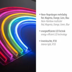 Luminaire déco Leuchten-Direkt NEON-RAINBOW LED Multicolore, 1 lumière