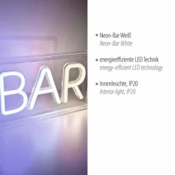 Luminaire déco Leuchten-Direkt NEON-BAR LED Transparent, 1 lumière