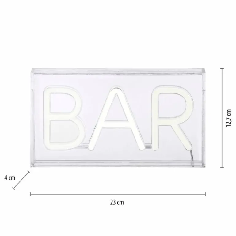 Luminaire déco Leuchten-Direkt NEON-BAR LED Transparent, 1 lumière