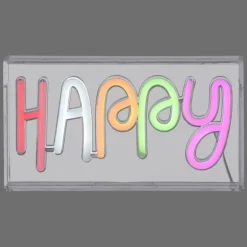 Luminaire déco Leuchten-Direkt NEON-HAPPY LED Transparent, 1 lumière