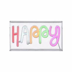 Luminaire déco Leuchten-Direkt NEON-HAPPY LED Transparent, 1 lumière