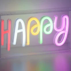 Luminaire déco Leuchten-Direkt NEON-HAPPY LED Transparent, 1 lumière