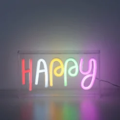 Luminaire déco Leuchten-Direkt NEON-HAPPY LED Transparent, 1 lumière