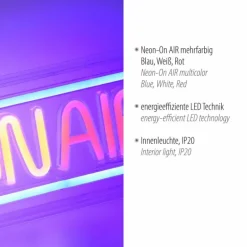 Luminaire déco Leuchten-Direkt NEON-ON AIR LED, 1 lumière