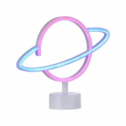 Luminaire déco Leuchten-Direkt NEON-SATURN LED Blanc, 1 lumière