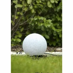 Luminaire de jardin Leuchten-Direkt FADIA Gris, Blanc, 1 lumière