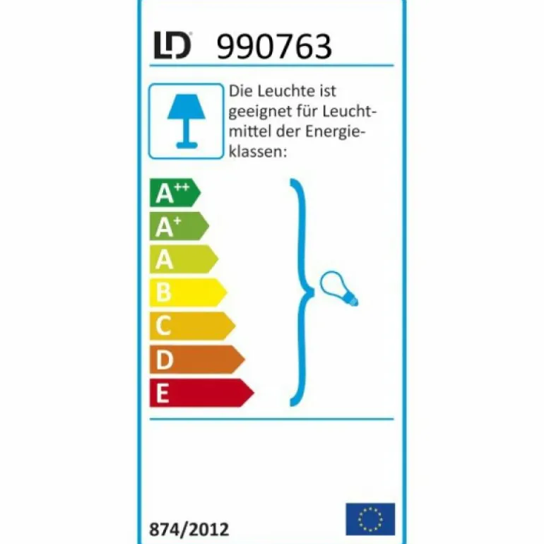 Luminaire de jardin Leuchten-Direkt FADIA Gris, Blanc, 1 lumière
