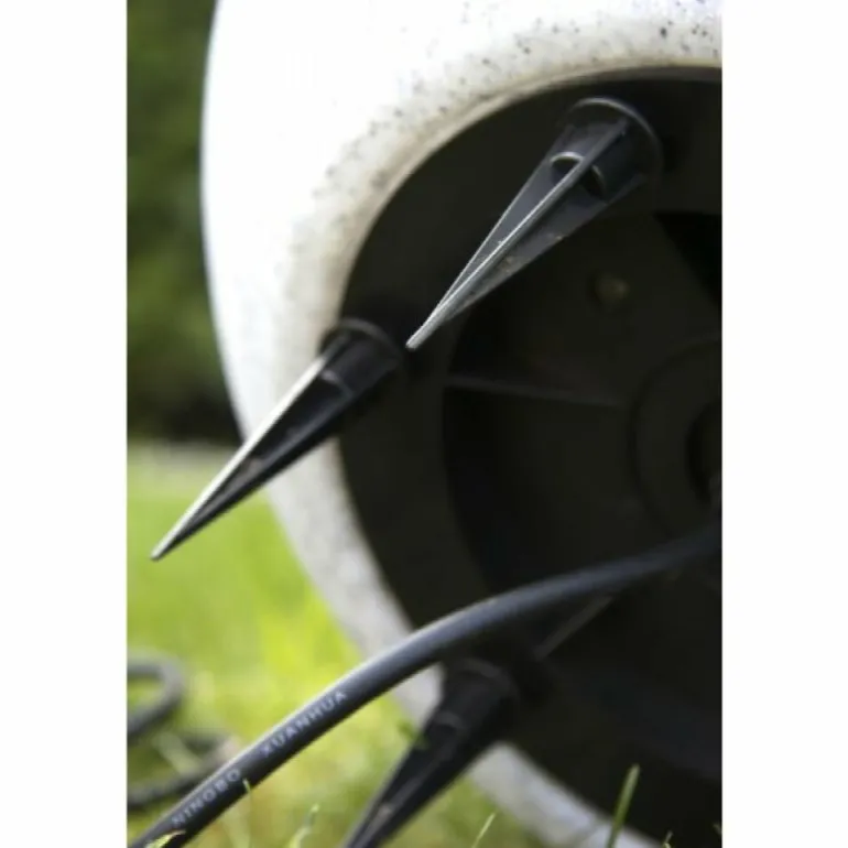 Luminaire de jardin Leuchten-Direkt FADIA Gris, Blanc, 1 lumière