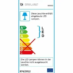 Luminaire encastrable au plafond Deko Light EV-IV LED Argenté, 1 lumière