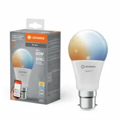 Luminaires Ledvance B22d 9 Watt CCT (couleurs réglables) dimmable 806 Lumen
