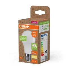 Luminaires Osram E27 8.5 Watt blanc chaud 806 Lumen